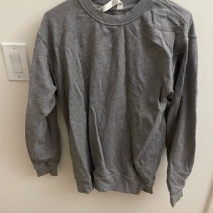 Lululemon oversized crew grey size 8